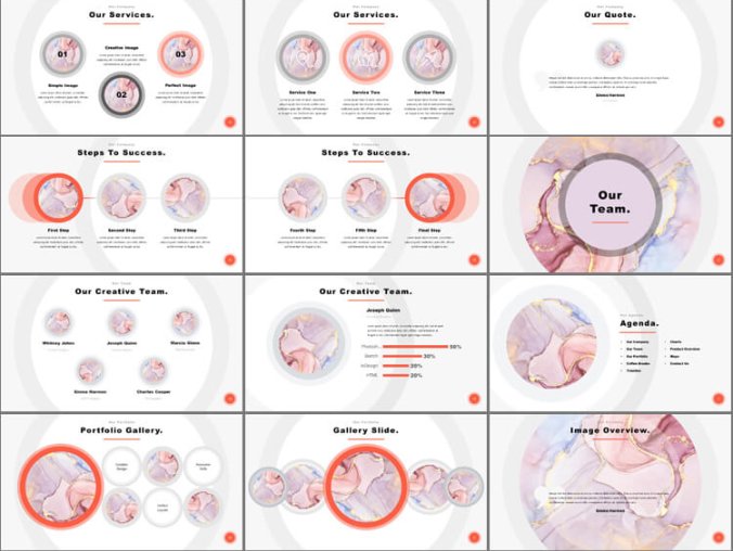 森本创意PPT商务模板