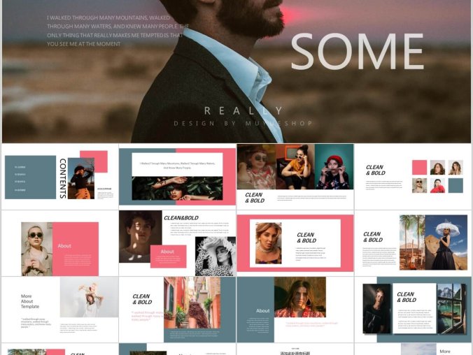 创始人(项目团队)PPT介绍模板